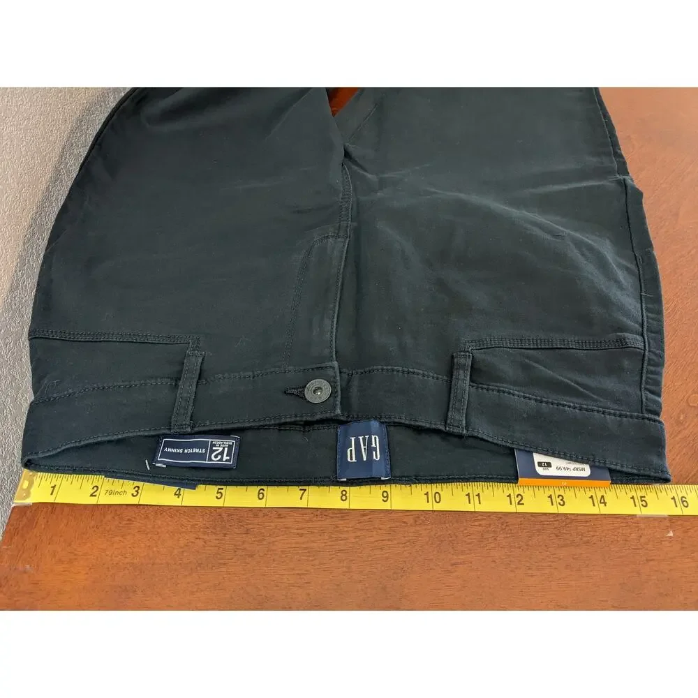 Gap Stretch Stretch Skinny Pants 12 Black QLP1122S‎ Ladies Casual Comfort Career